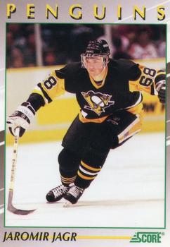 #38 Jaromir Jagr - Pittsburgh Penguins - 1991-92 Score Young Superstars Hockey