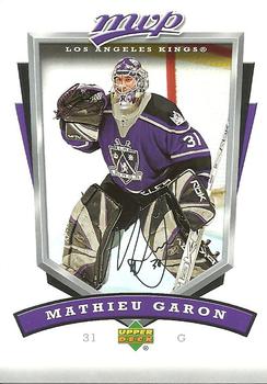 #138 Mathieu Garon - Los Angeles Kings - 2006-07 Upper Deck MVP Hockey
