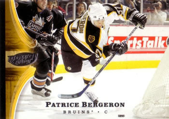 #38 Patrice Bergeron - Boston Bruins - 2005-06 Upper Deck Power Play Hockey
