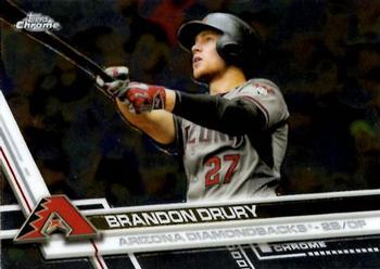 #38 Brandon Drury - Arizona Diamondbacks - 2017 Topps Chrome Baseball