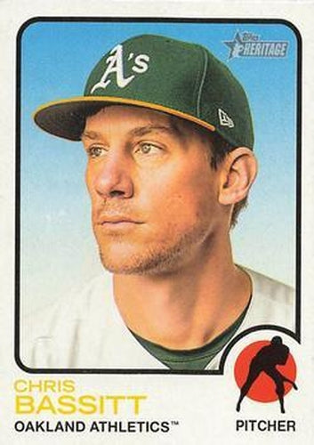 #38 Chris Bassitt - Oakland Athletics - 2022 Topps Heritage Baseball