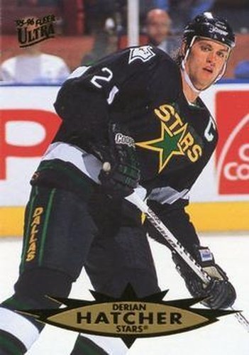#38 Derian Hatcher - Dallas Stars - 1995-96 Ultra Hockey