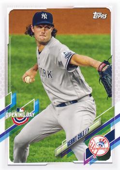 #38 Gerrit Cole - New York Yankees - 2021 Topps Opening Day Baseball
