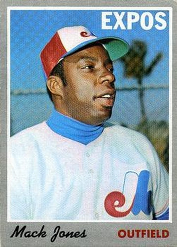 #38 Mack Jones - Montreal Expos - 1970 Topps Baseball