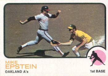 #38 Mike Epstein - Oakland Athletics - 1973 Topps Baseball