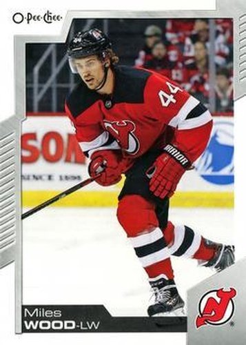 #38 Miles Wood - New Jersey Devils - 2020-21 O-Pee-Chee Hockey