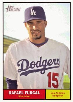 #38 Rafael Furcal - Los Angeles Dodgers - 2010 Topps Heritage Baseball