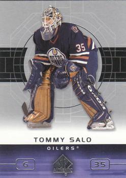 #38 Tommy Salo - Edmonton Oilers - 2002-03 SP Authentic Hockey