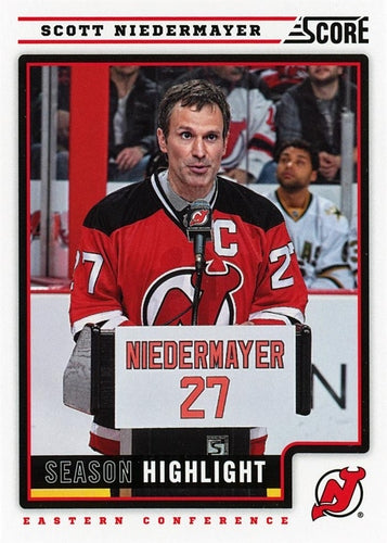 #38 Scott Niedermayer - New Jersey Devils - 2012-13 Score Hockey