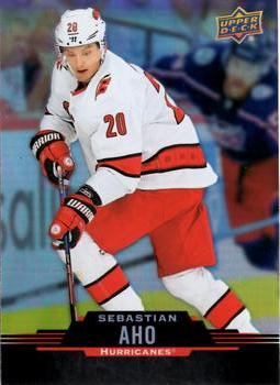 #38 Sebastian Aho - Carolina Hurricanes - 2020-21 Upper Deck Tim Hortons Hockey