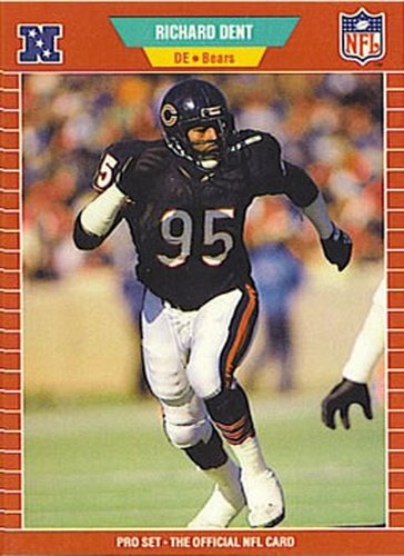 #38 Richard Dent - Chicago Bears - 1989 Pro Set Football