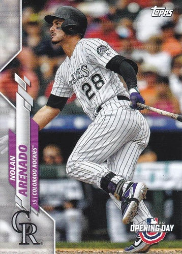 #38 Nolan Arenado - Colorado Rockies - 2020 Topps Opening Day Baseball