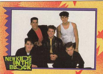 #38b Popular Boys - 1989 Topps New Kids on the Block