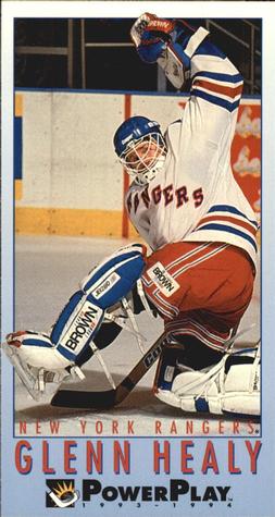 #390 Glenn Healy - New York Rangers - 1993-94 Fleer PowerPlay Hockey