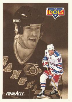 #390 Tony Amonte / Mark Messier - New York Rangers - 1991-92 Pinnacle Hockey