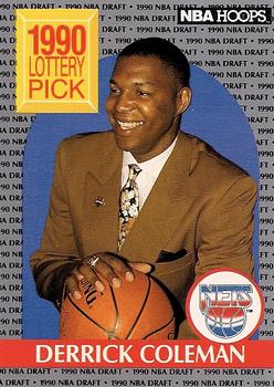 #390 Derrick Coleman - New Jersey Nets - 1990-91 Hoops Basketball