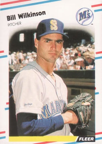 #390 Bill Wilkinson - Seattle Mariners - 1988 Fleer Baseball