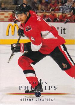 #390 Chris Phillips - Ottawa Senators - 2008-09 Upper Deck Hockey