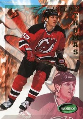 #390 Steve Thomas - New Jersey Devils - 1995-96 Parkhurst International Hockey