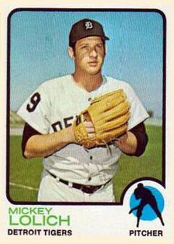 #390 Mickey Lolich - Detroit Tigers - 1973 Topps Baseball
