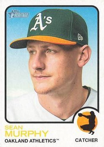 #390 Sean Murphy - Oakland Athletics - 2022 Topps Heritage Baseball