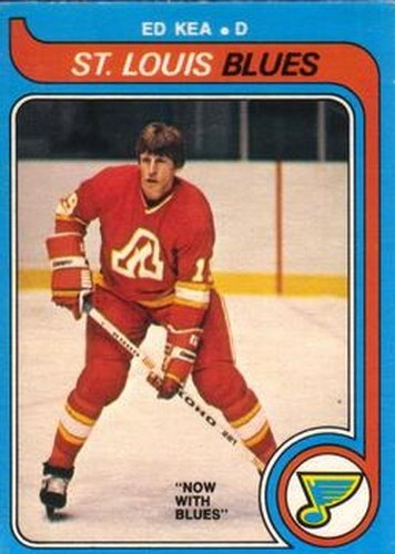 #390 Ed Kea - St. Louis Blues - 1979-80 O-Pee-Chee Hockey