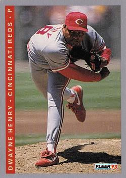 #391 Dwayne Henry - Cincinnati Reds - 1993 Fleer Baseball