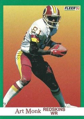 #391 Art Monk - Washington Redskins - 1991 Fleer Football