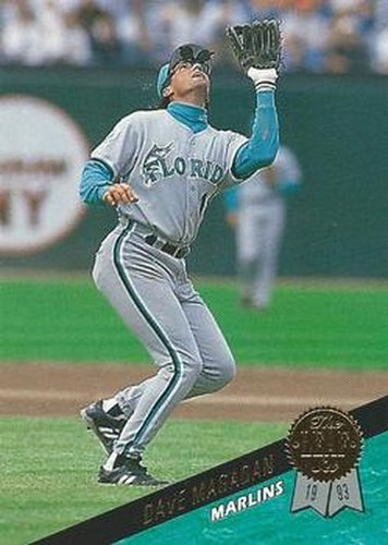 #391 Dave Magadan - Florida Marlins - 1993 Leaf Baseball