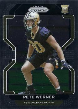 #391 Pete Werner - New Orleans Saints - 2021 Panini Prizm Football