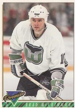 #391 Brad McCrimmon - Hartford Whalers - 1993-94 Topps Premier Hockey