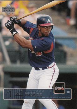 #391 Julio Franco - Atlanta Braves - 2003 Upper Deck Baseball