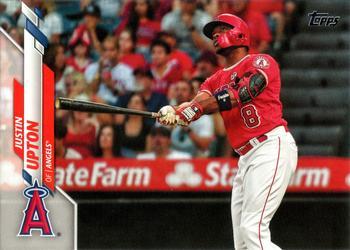 #391 Justin Upton - Los Angeles Angels - 2020 Topps Baseball