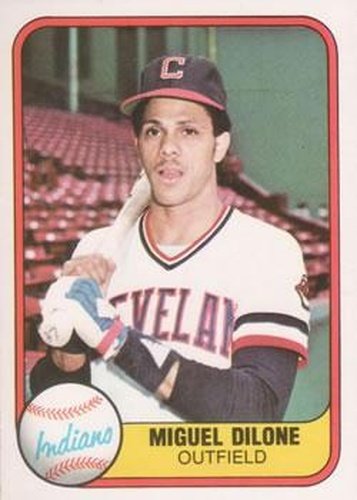 #391 Miguel Dilone - Cleveland Indians - 1981 Fleer Baseball