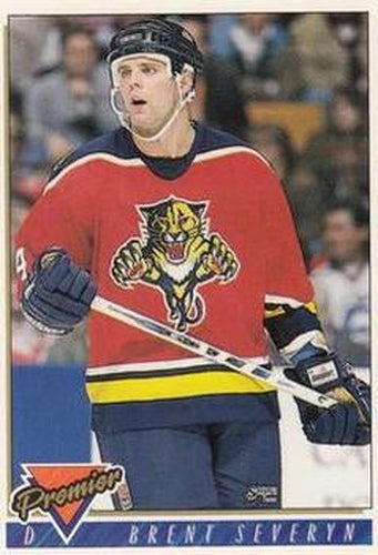 #392 Brent Severyn - Florida Panthers - 1993-94 Topps Premier Hockey