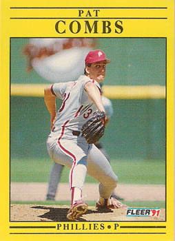 #392 Pat Combs - Philadelphia Phillies - 1991 Fleer Baseball