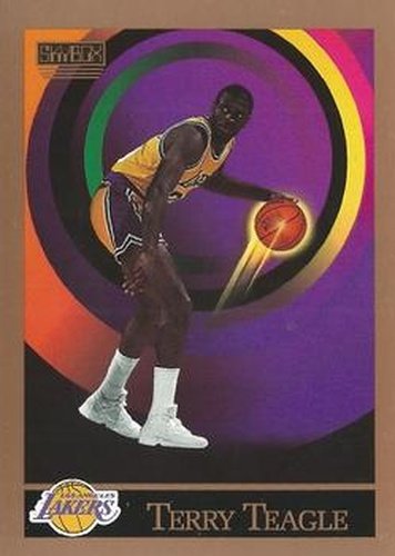 #392 Terry Teagle - Los Angeles Lakers - 1990-91 SkyBox Basketball