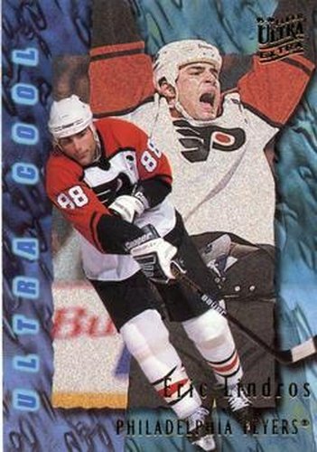 #392 Eric Lindros - Philadelphia Flyers - 1995-96 Ultra Hockey