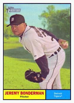 #392 Jeremy Bonderman - Detroit Tigers - 2010 Topps Heritage Baseball