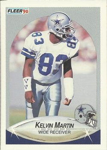 #392 Kelvin Martin - Dallas Cowboys - 1990 Fleer Football