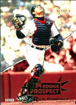 #392 Rich Rowland - Boston Red Sox - 1994 Select Baseball