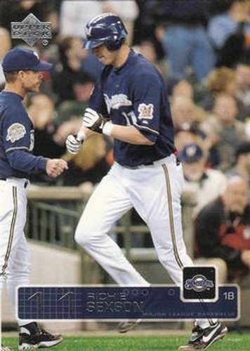 #392 Richie Sexson - Milwaukee Brewers - 2003 Upper Deck Baseball