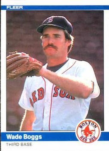 #392 Wade Boggs - Boston Red Sox - 1984 Fleer Baseball