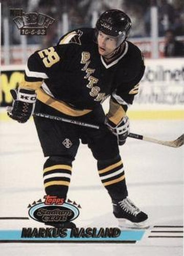 #393 Markus Naslund - Pittsburgh Penguins - 1993-94 Stadium Club Hockey