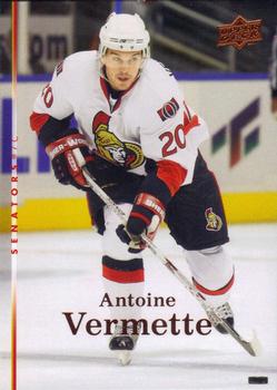 #393 Antoine Vermette - Ottawa Senators - 2007-08 Upper Deck Hockey