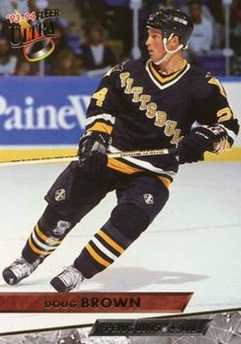 #393 Doug Brown - Pittsburgh Penguins - 1993-94 Ultra Hockey