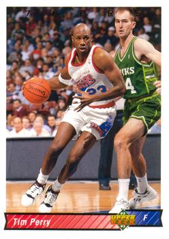 #393 Tim Perry - Philadelphia 76ers - 1992-93 Upper Deck Basketball