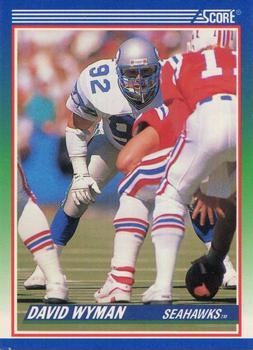 #393 David Wyman - Seattle Seahawks - 1990 Score Football