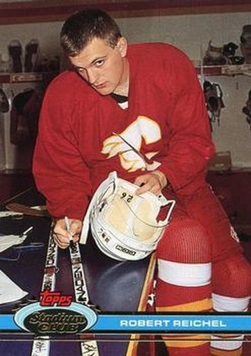 #393 Robert Reichel - Calgary Flames - 1991-92 Stadium Club Hockey