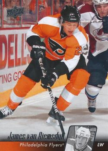 #393 James van Riemsdyk - Philadelphia Flyers - 2010-11 Upper Deck Hockey
